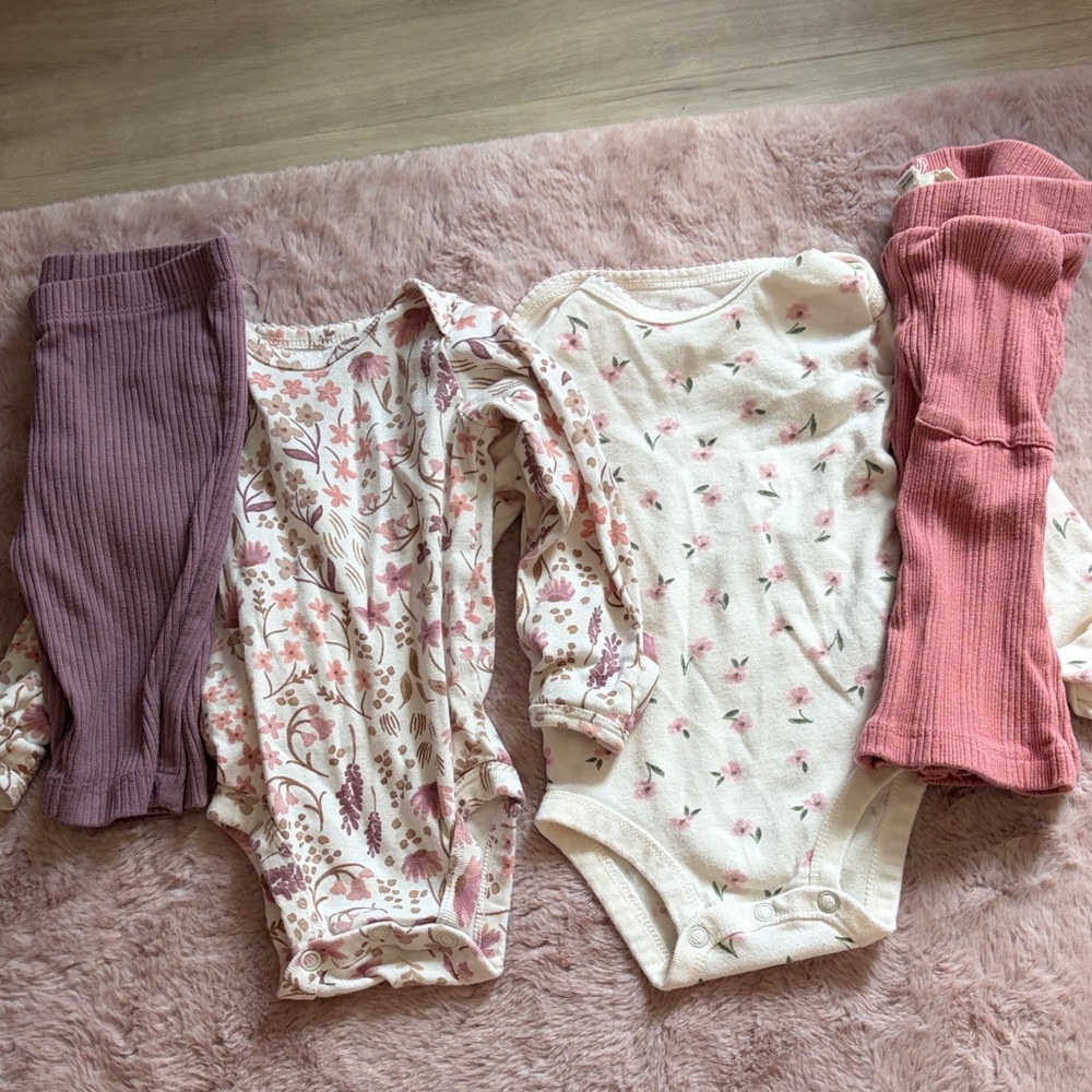 3 month onesies&pants